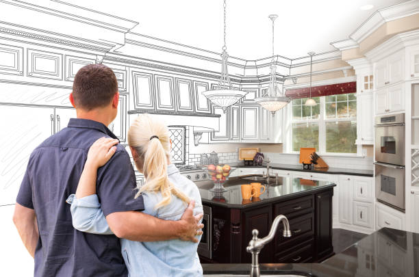 Professional Kitchen Island Installation technician working in Reisterstown, MD